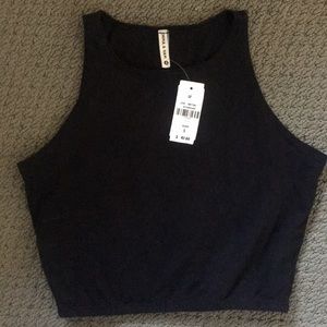 Black LF Crop Top